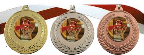The UK's Cheapest Basketball Medals FREE Ribbon 7250